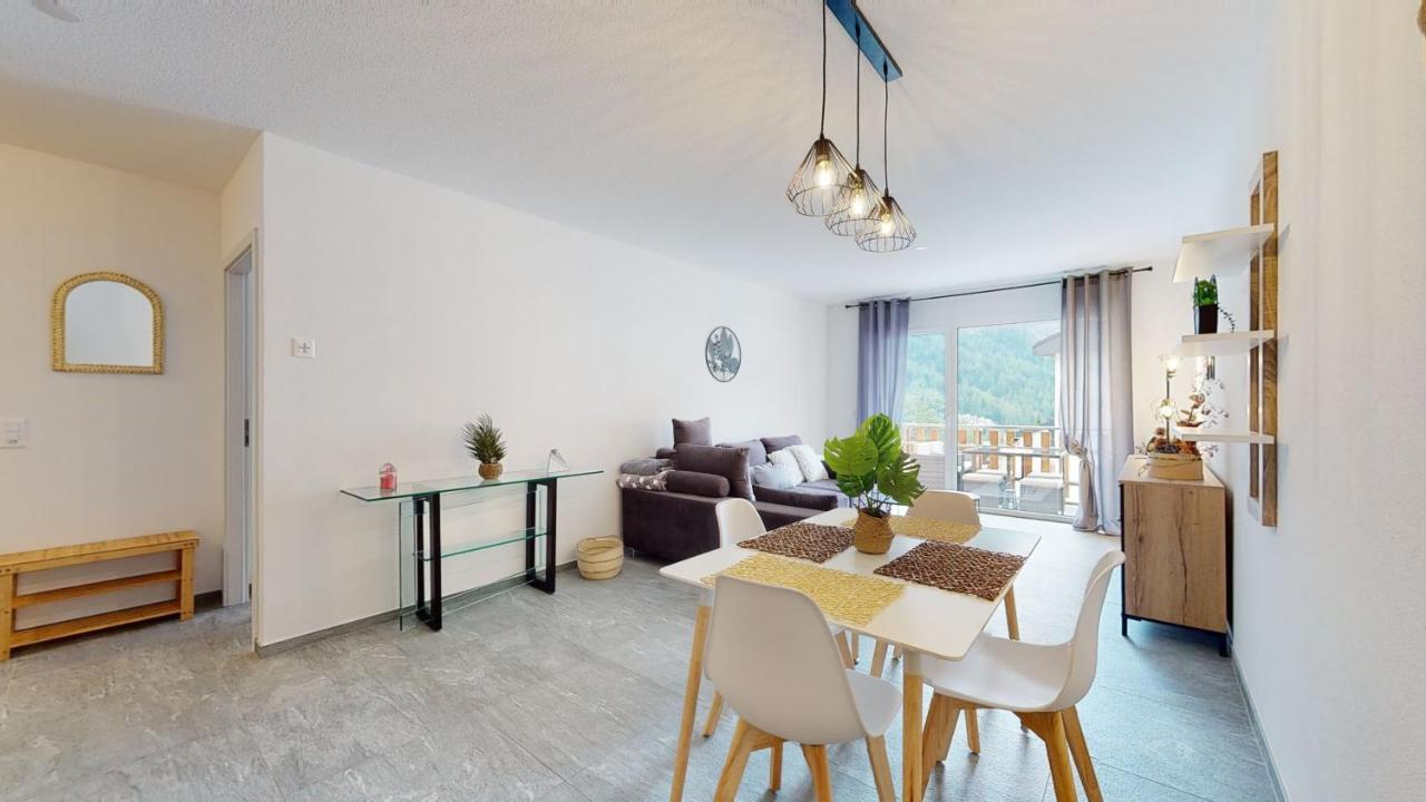 Apartment With Sauna And Mountain View Leukerbad Dış mekan fotoğraf