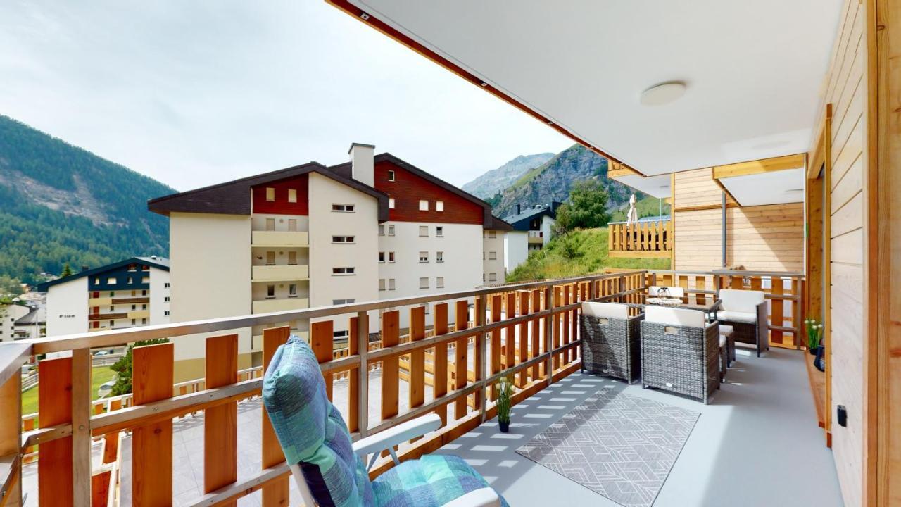 Apartment With Sauna And Mountain View Leukerbad Dış mekan fotoğraf
