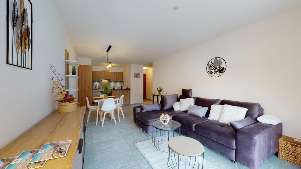 Apartment With Sauna And Mountain View Leukerbad Dış mekan fotoğraf