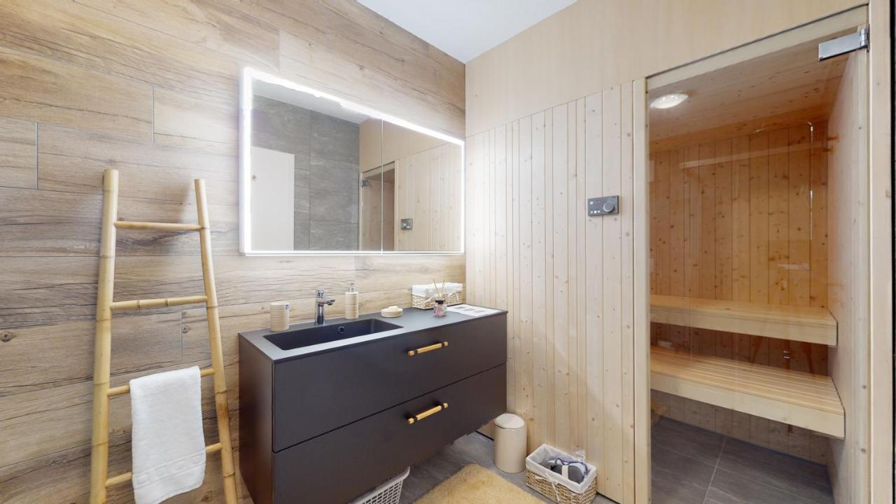 Apartment With Sauna And Mountain View Leukerbad Dış mekan fotoğraf