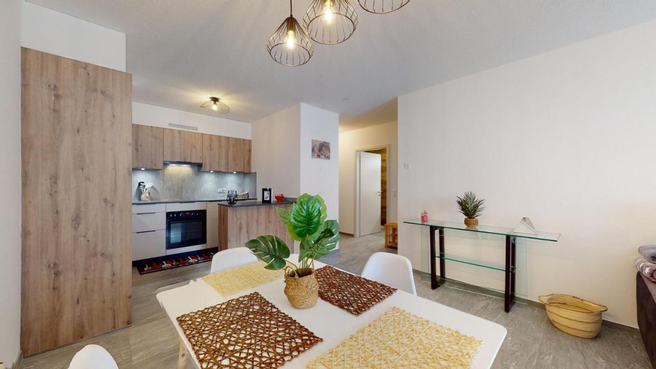 Apartment With Sauna And Mountain View Leukerbad Dış mekan fotoğraf