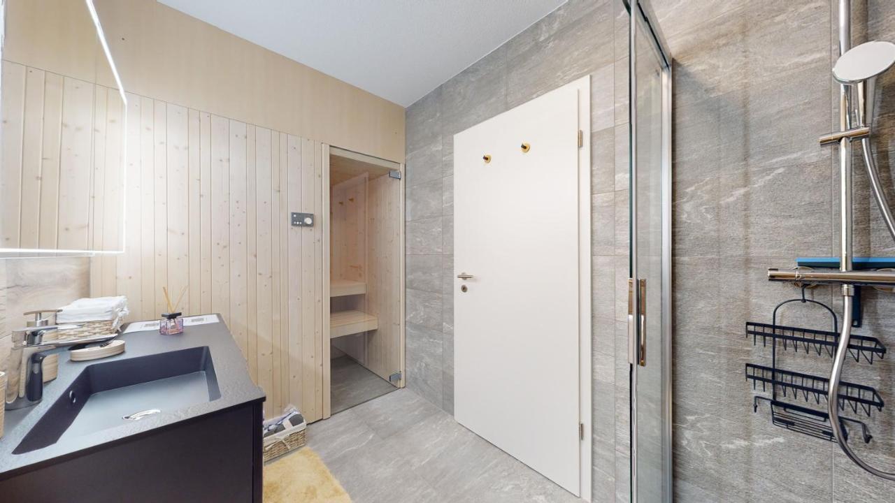 Apartment With Sauna And Mountain View Leukerbad Dış mekan fotoğraf